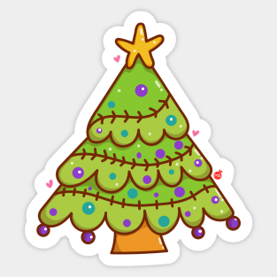 NavidadArbolMS Sticker